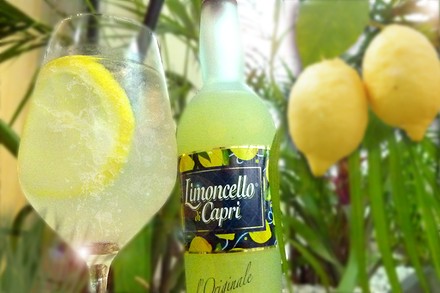 Ein Limoncello Spritz