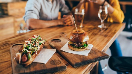 Speisen im Restaurant