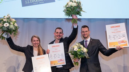 Große Freude bei den Siegern des 12. Deutschen Hotelnachwuchs-Preises (DHNP)