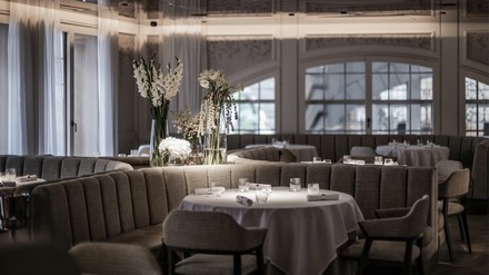 Das edle Restaurant "Alex Dilling".