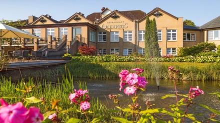 Das Hotel Waldschlösschen Schleswig.