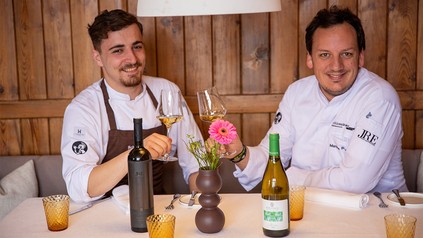 Valbon Arjuli und Markus Rath