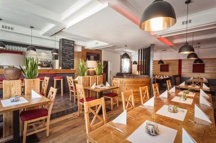 Gastraum im „Gasthaus zum Eisenwerk“