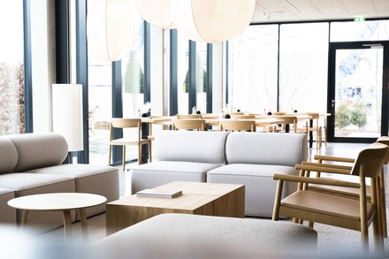 Frühstücksbereich des Coreum Hotels