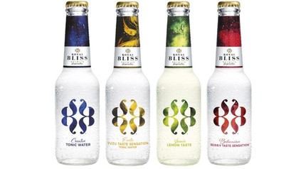 Die vier Sorten von Royal Bliss in der Flasche
