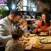 Familie im Restaurant