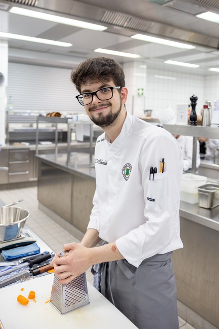 Sieger: Leon Gabriel Tugui vom VKD Landesverband Bayern kocht in der Brasserie Nitz (Nürnberg). (Foto: ©  VKD/Ingo Hilger)