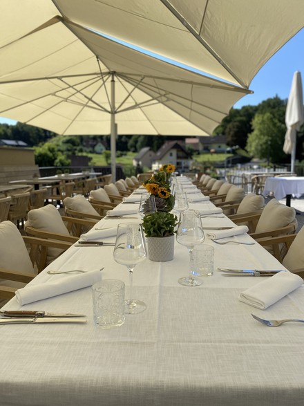 Das Restaurant Schlosskeller Südsteiermark ist die ideale Location für Taufe, Firmung, Erstkommunion, Geburtstage oder Hochzeiten. (Foto: © chlosskeller Südsteiermark)