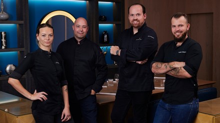 Jessica Zimmermann, Timo Steubing, Tristan Brandt und Logan Seibert