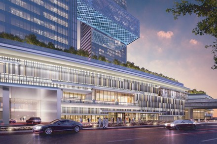 Rendering: Das One Za'abel bei Nacht. (Foto: © One&Only)