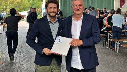 Josef Zisyadis (rechts) und Heidiland-Geschäftsführer Orlando Bergamin freuen sich auf die Jubiläumsausgabe der „Schweizer Genusswoche“