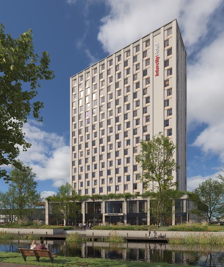 Erste Visualisierung des IntercityHotel Rotterdam-Schiedam (Foto: © Necron Group AG)