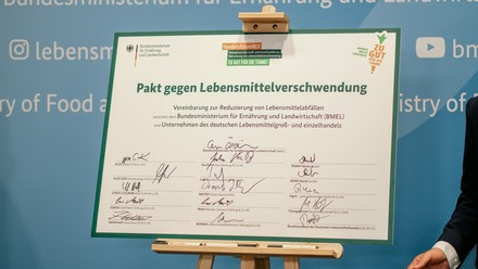Der Pakt gegen Lebensmittelverschwendung. (Foto: © BMEL)