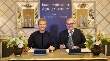 Nico Rosberg (l.) und Martin R. Smura