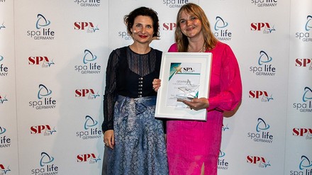 Strandhotel Ostseeblick im Seebad Heringsdorf auf Usedom räumt Publikumspreis SPA Star Award 2023 ab.