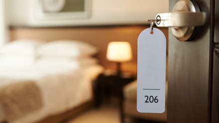 Hotelzimmertür