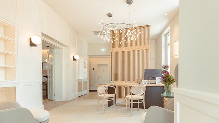 Rezeption Strandhotel Ostende