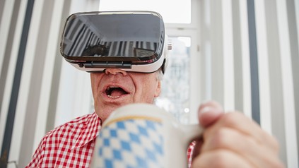 Mit der VR-Brille über das Oktoberfest