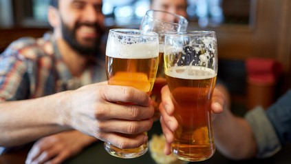 Drei Biergläser