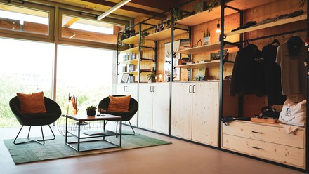 Infos-Hus mit Working-Bereich im Erlebnis-Hus. (Foto: ©TZ SPO)