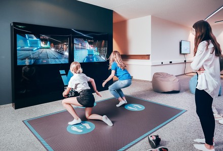 Die neue iWall verbindet Spiel mit Sport. (Foto: © Matthias Dengler)