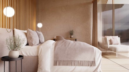Das Engel Ayurpura Hotel verfügt über 15 Gästezimmer, darunter zwei Suiten und eine Loft-Suite.
