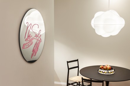 Der Spiegel „No Sale“ ist von der Künstlerin Lorenza Longhi und ist an den Film "Butterfield 8" angelehnt. (Foto: © Hotel Schweizerhof Bern & Spa)