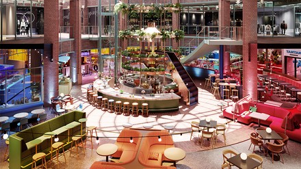 Der neue Food-Markt Le big TamTam soll im Februar im Hanseviertel eröffnen. (Foto: © CBRE)