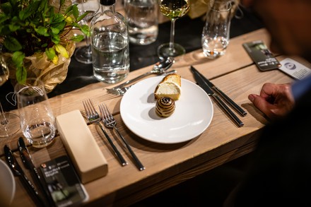 Die Pilzleber-Creme von Spitzenkoch Sebastian Frank konnte man bei der Berlin Food Night probieren. (Foto: © Uld Büschleb)
