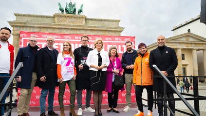 Kundgebung am Brandenburger Tor