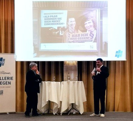 Oliver Mathée diskutiert mit Grünen-Politiker Stefan Schmidt