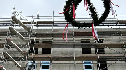 Richtfest für das neue „Zleep“-Hotel in Kelsterbach