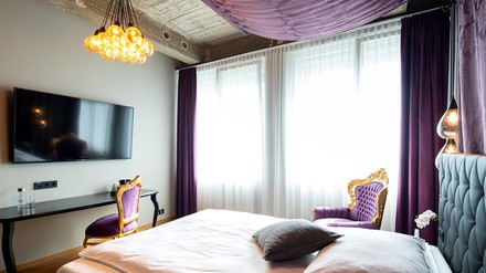 Blick in eines der Zimmer im neuen Best Western Loftstyle Eningen