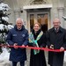 Landeshauptmann Dr. Wilfried Haslauer, der Bürgermeister von Bad Gastein Gerhard Steinbauer und Dr. Annette-Louise Hirmer der Hirmer Gruppe