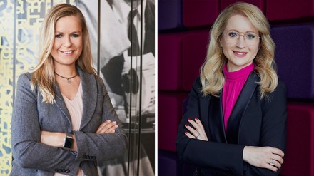 BdS-Präsidentin Sandra Mühlhause (l.) und BdS-Hauptgeschäftsführerin Andrea Belegante