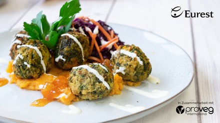 Eines der neuen Gerichte, die Eurest und ProVeg gemeinsam entwickelt haben