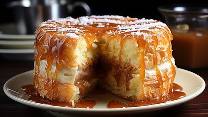 Cronut auf Teller