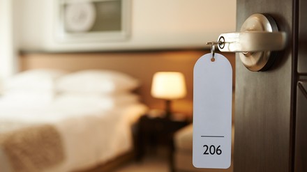 Hotelzimmertür