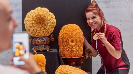 Food wird bei der IKA angerichtet.