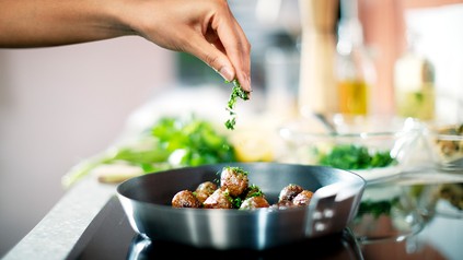 Pfanne mit Essen