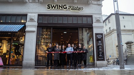 Eröffnung von Swing Kitchen in Leipzig