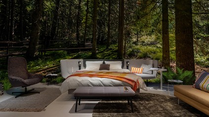 Ein Hotelzimmerkonzept vorgelegt von Rolf Benz für den Schwarzwald Tourismus.