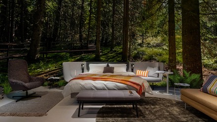 Ein Hotelzimmerkonzept vorgelegt von Rolf Benz für den Schwarzwald Tourismus.