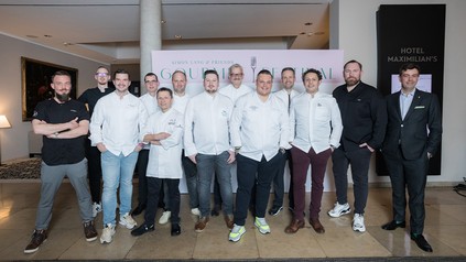 Unter dem Namen „Simon Lang & Friends“ fand in Augsburg im Hotel Maximilians's ein Treffen von 12 Spitzenköchen statt.