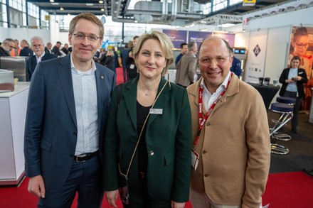 Daniel Günther, Maike Kern und Dirk Luther