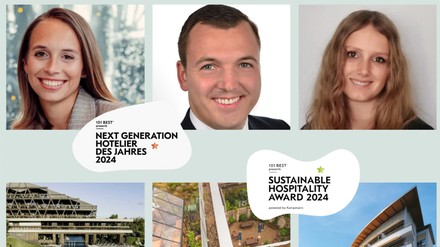 Das sind die Award-Finalisten: Julia Kolb, Louis Steinle, Anna Wiesler (Foto: © Future Hospitality GmbH)