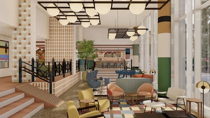 Die Lobby des neuen Avani Hotels in Amsterdam (Foto: © Avani)