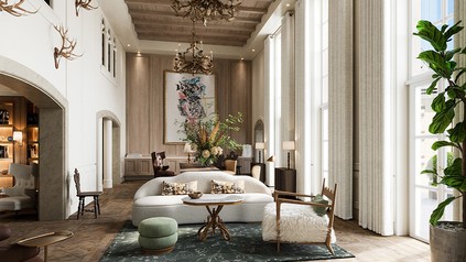 Die Rezeption im Rosewood Schloss Fuschl (Foto: © Rosewood)