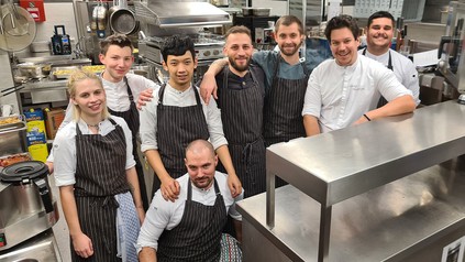 Küchenteam im Hotel Zugspitze in Garmisch (Foto: © Hotel Zugspitze)