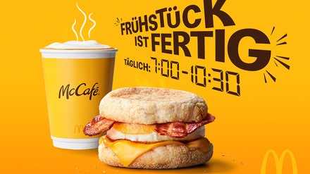 Das neue Frühstück von McDonald`s. (Foto: McDonald’s)